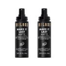 Spray de Fixação Milani Make it Last Matte Charcoal - Pacote com 2