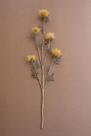 Spray de flores artificiais, primeiro de um tipo, amarelo, 41 cm, 6 hastes
