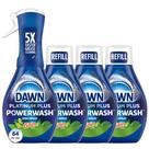 Spray de louça Dawn Powerwash Gain Kit inicial original de 1,89 L e 3 recargas