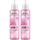 Spray de Névoa Facial Garnier com Água de Rosas - 130ml (2 Unidades)