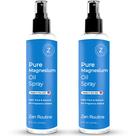 Spray de óleo de magnésio Zen Routine 237 ml, pacote com 2 unidades USP Grade