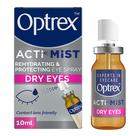 Spray de olhos Optrex ActiMist 2 em 1 para olhos secos e irritados 10 ml