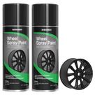 Spray de Pintura NADAMOO para Rines de Aluminio Negro Mate 390 mL Paquete de 2 Spray de Pintura NADAMOO para Rines de Aluminio Negro Mate 390 mL Paquete de 2