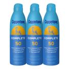 Spray de proteção solar Coppertone Complete SPF 50 163mL x3