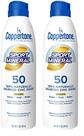Spray de proteção solar Coppertone SPORT SPF 50 150mL (pacote com 2)
