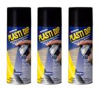 Spray de Revestimento de Borracha Plasti Dip Multiuso 325ml Preto Kit com 3 Spray de Revestimento de Borracha Plasti Dip Multiuso 325ml Preto Kit com 3