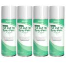 Spray de tinta para banheira e azulejos NADAMOO 4 latas de 450 ml branco
