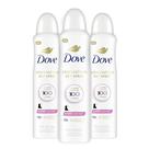 Spray desodorante antitranspirante Dove Advanced Care 110 ml, pacote com 3