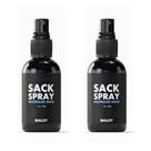 Spray desodorante Ballsy Body & Groin 60 ml para homens, pacote com 2