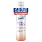 Spray desodorante Secret Whole Body Peach & Vanilla 100ml para mulheres Spray desodorante Secret Whole Body Peach & Vanilla 100ml para mulheres