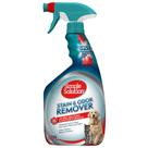 Spray eliminador de manchas e odores, solução simples, 946 ml para animais de estimação Spray eliminador de manchas e odores, solução simples, 946 ml para animais de estimação
