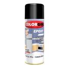Spray Epóxi Preto 350ml Colorgin Alta Resistência Brilhante Eletrodomésticos Móveis Ferramentas