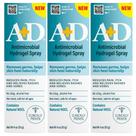 Spray Hidrogel A+D Com Ácido Hipocloroso, Ajuda a Curar Assaduras e Irritações, Reduz Coceira e Dor, Fórmula Sem Álcool e Sem Ardência, Seguro para Todas as Idades, Pacote com 3 Frascos de 120ml