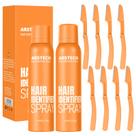 Spray identificador de cabelo para barbear facial, ferramenta de dermaplanagem