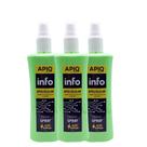 Spray Limpa Celular Tablete Notebook Relógio Smartwatch Kindle Apiq Info 300ml Kit 3 Peças