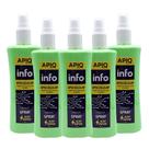Spray Limpa Celular Tablete Notebook Relógio Smartwatch TV Kindle Apiq Info 300ml Kit 5 Peças