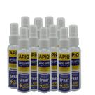 Spray Limpa Lentes De Óculos De Grau De Sol De Lente Kit Com 10 Unidades 60ml Branco Sem Fragrância