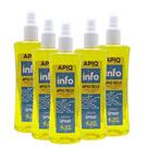 Spray Limpador De Teclado E Mouse Apiq Info Tecle 300 ML Kit 5 Unidades