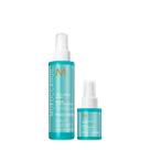 Spray modelador Moroccanoil Frizz Shield completo e tamanho de viagem