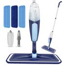 Spray Mop TRAV-ROUND para piso de madeira de microfibra com 3 almofadas de 550 ml