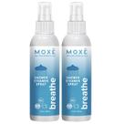 Spray MOXE Shower Mist Breathe Aromaterapy 118 ml, pacote com 2