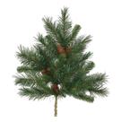 Spray Navideño Vickerman Pino Cheyenne 21 cm con 6 Piñas Pack de 3