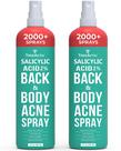 Spray para acne TreeActiv com ácido salicílico para costas e corpo, 120 ml, pacote com 2 unidades