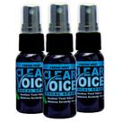 Spray para Garganta Vocal LIQUIDHEALTH Clear Voice Kit com 3 Unidades Spray para Garganta Vocal LIQUIDHEALTH Clear Voice Kit com 3 Unidades