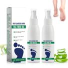 Spray para os pés Nmoiat com óleo de tea tree 2x100 ml para viagem Spray para os pés Nmoiat com óleo de tea tree 2x100 ml para viagem