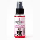 Spray Pocket Dog Odoriza E Perfuma Pet Cães E Gatos 60ml Lar Fresh - Cereja