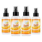 Spray pré-higiênico Flushie Travel Size 120 ml, pacote com 4 cítricos