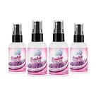Spray pré-higiênico Flushie Travel Size 60 ml, pacote com 4 unidades de lavanda Spray pré-higiênico Flushie Travel Size 60 ml, pacote com 4 unidades de lavanda