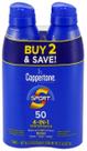 Spray Protetor Solar Coppertone Sport FPS 50 4 em 1 Kit com 2 Unidades