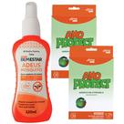 Spray Repelente Contra Insetos Bem Estar + 2 Adesivo Repelente Natural Citronela Amo Protect 8 Unidades