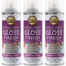 Spray selador acrílico Aleene's, pacote com 3 unidades de 170 ml Clear Gloss