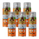 Spray selante emborrachado Gorilla Waterproof Patch & Seal, transparente como cristal, 14 onças (pacote com 6) veda a água, o ar e a umidade