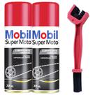 Sprays Lubrificantes Mobil Chain Lube + Escova De Limpeza Sprays Lubrificantes Mobil Chain Lube + Escova De Limpeza