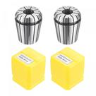 Spring Collet Chuck ER32 1/2 polegada de diâmetro de fixação 2 unidades Spring Collet Chuck ER32 1/2 polegada de diâmetro de fixação 2 unidades
