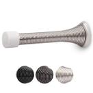 Spring Door Stopper HOMOTEK, pacote com 12 amortecedores de borracha, níquel acetinado