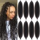 Spring Twist Hair Chicmoi, cor pré-afofada, 4, marrom, 16 polegadas, 8 P