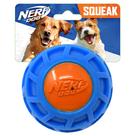 Squeak Ball Nerf Dog TPR EXO azul/laranja para raças grandes