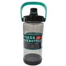 Squeeze 2350 ml com Tampa e Alça Preta e Verde - Quanhe