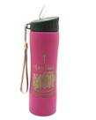 Squeeze Aluminio Rosa 600ml Melhor Mãe do Mundo