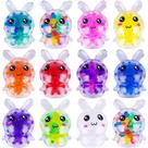 Squeeze Balls Exun Easter Bunny Mini, 12 unidades para alívio do estresse para crianças Squeeze Balls Exun Easter Bunny Mini, 12 unidades para alívio do estresse para crianças