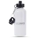 Squeeze Branca de Alumínio Personalizada - 600 ml