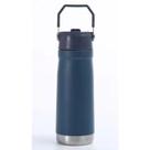 Squeeze Garrafa 650 ml Aço Inox Térmica com Canudo Squeeze Garrafa 650 ml Aço Inox Térmica com Canudo