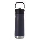Squeeze Garrafa 650 ml Aço Inox Térmica com Canudo