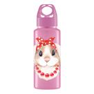Squeeze Garrafa Coelho Rosa 350ml Para Água Suco Esporte R41