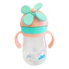 Squeeze Infantil 450 ml com Tampa e Alça Verde - Quanhe