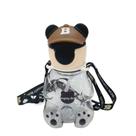 Squeeze Infantil Ursinho Com Alça 750 ml Preto - Quanhe